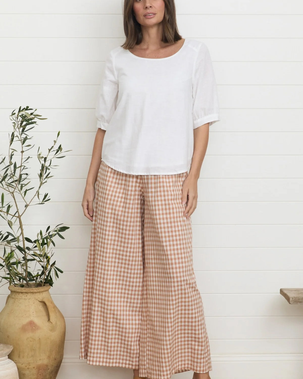 Gigi Top White Tops MahaShe