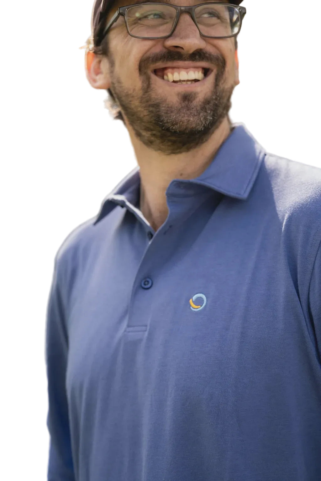 Classic Men Long Sleeve Polo Blue Mens Tops Tusk and Roo S(8)