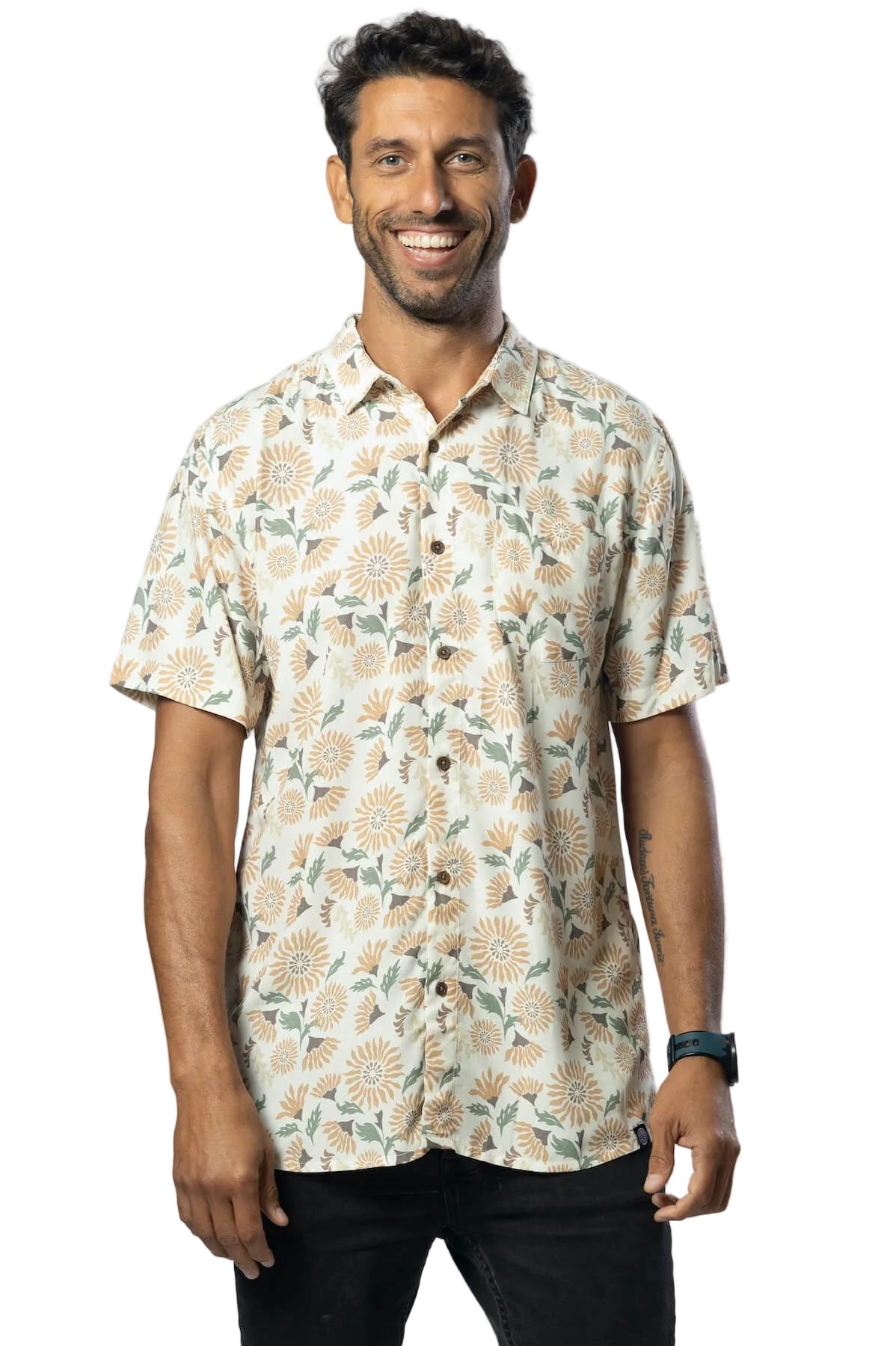 Sunflower Mens Shirt Mens Tops Skumi