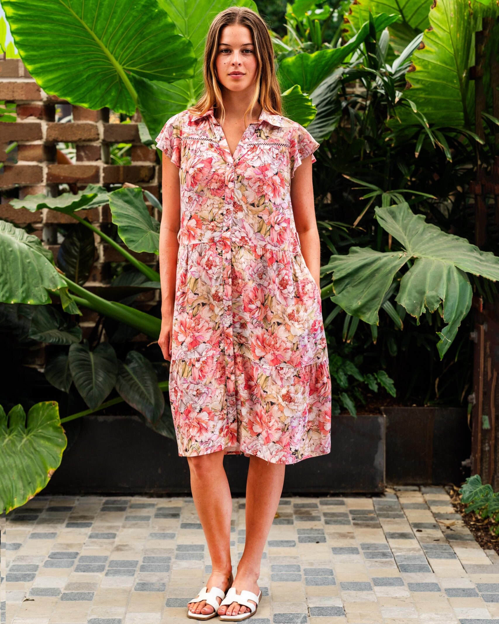 Jazmin Dress Pink Floral Dresses Boho