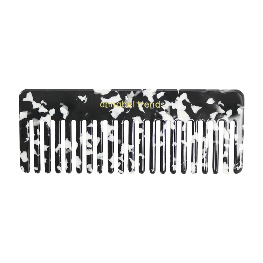 Tamed Hair Comb Rectangle Shape Black And White Hair Annabel Trends