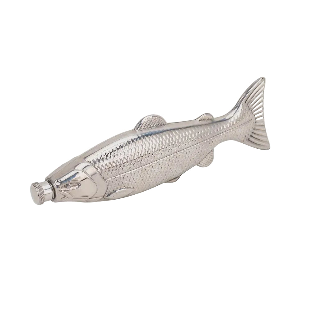 AT Mens Fish Hip Flask 130ml Gifts and Accessories Annabel Trends