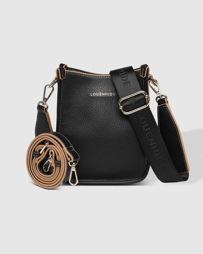 Parker Phone Crossbody Bag Black Bags and Purses Louenhide