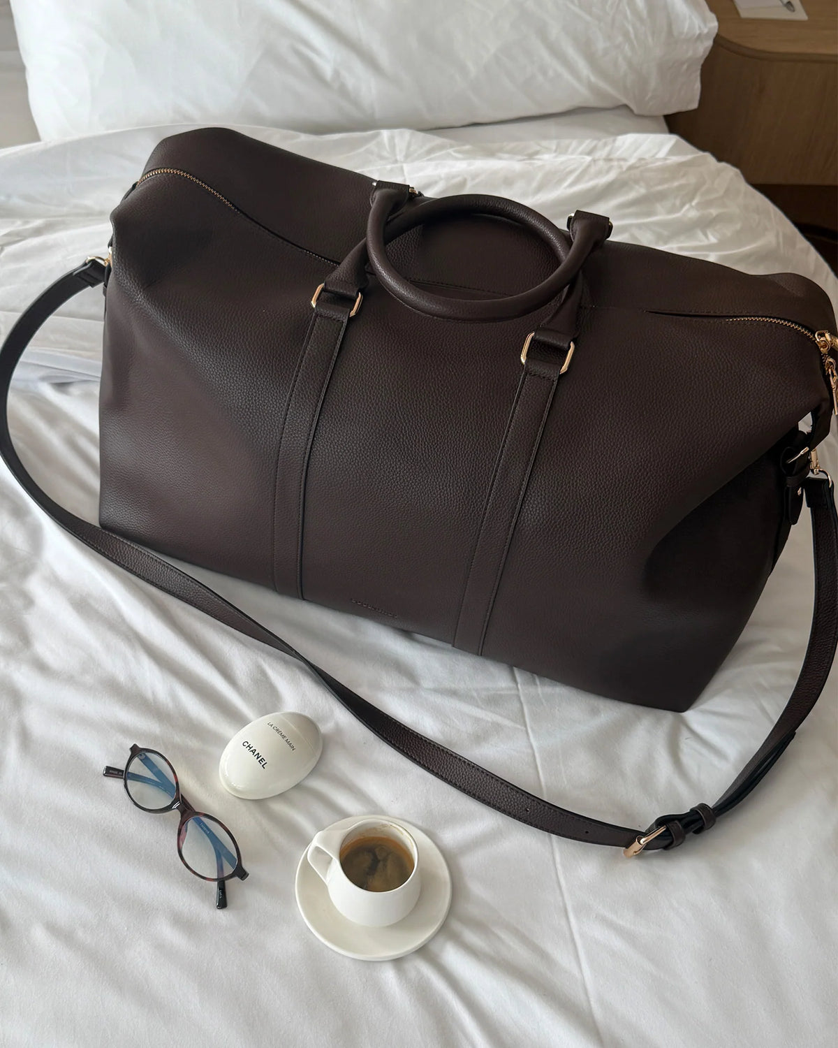 Boston Weekender Travel Bag Chocolate Bags and Purses Louenhide