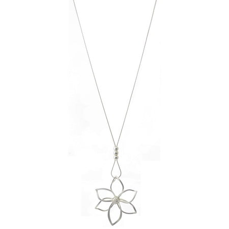 Flower Pendant Necklace Silver Necklaces Sun Accessories