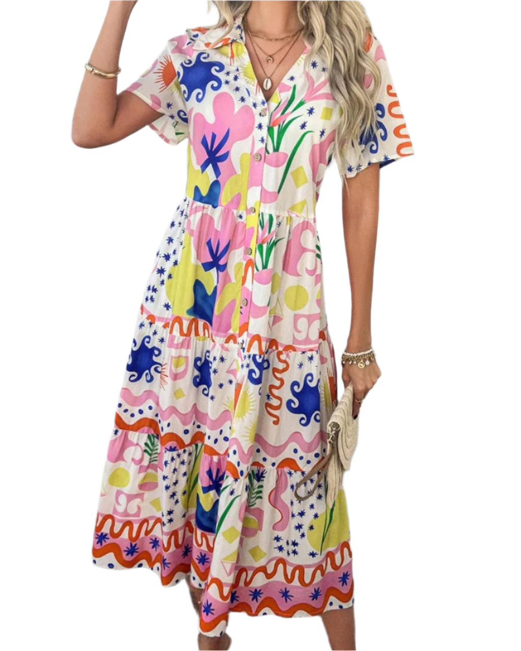 Ibiza Dress Multi Colour Dresses Mutig