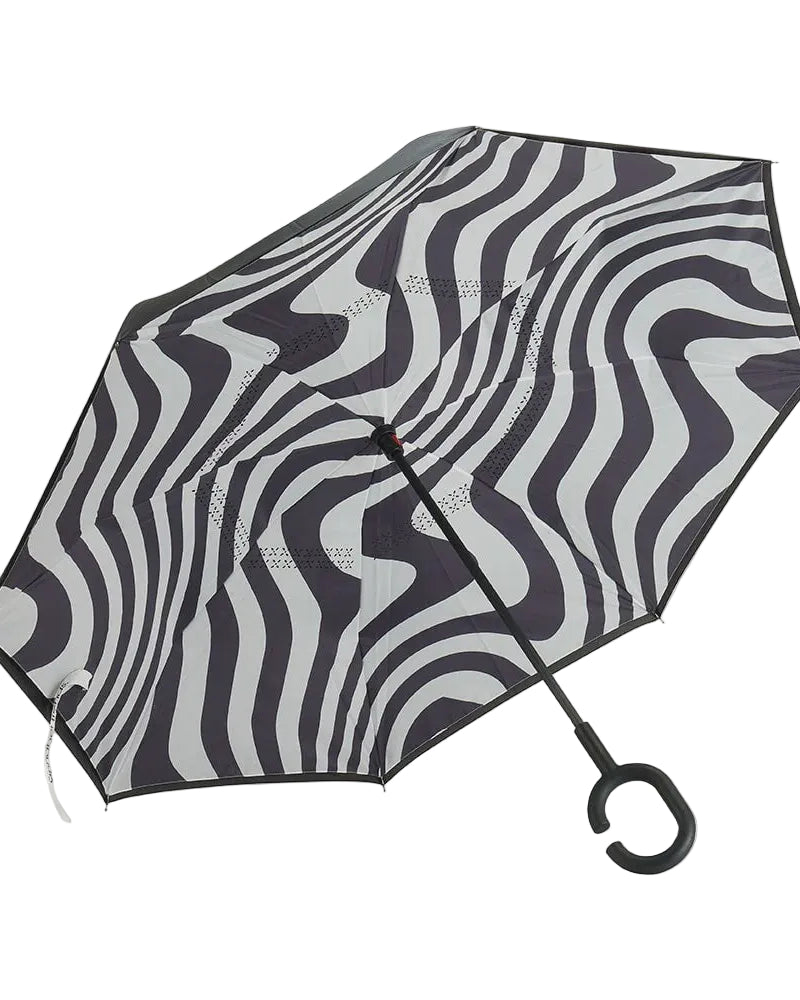 Reverse Umbrella Hypnotic Swirl Umbrellas Annabel Trends