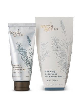 Hand Cream 75g Lavender Bud, Rosemary And Cedarwood Body Myrtle & Moss