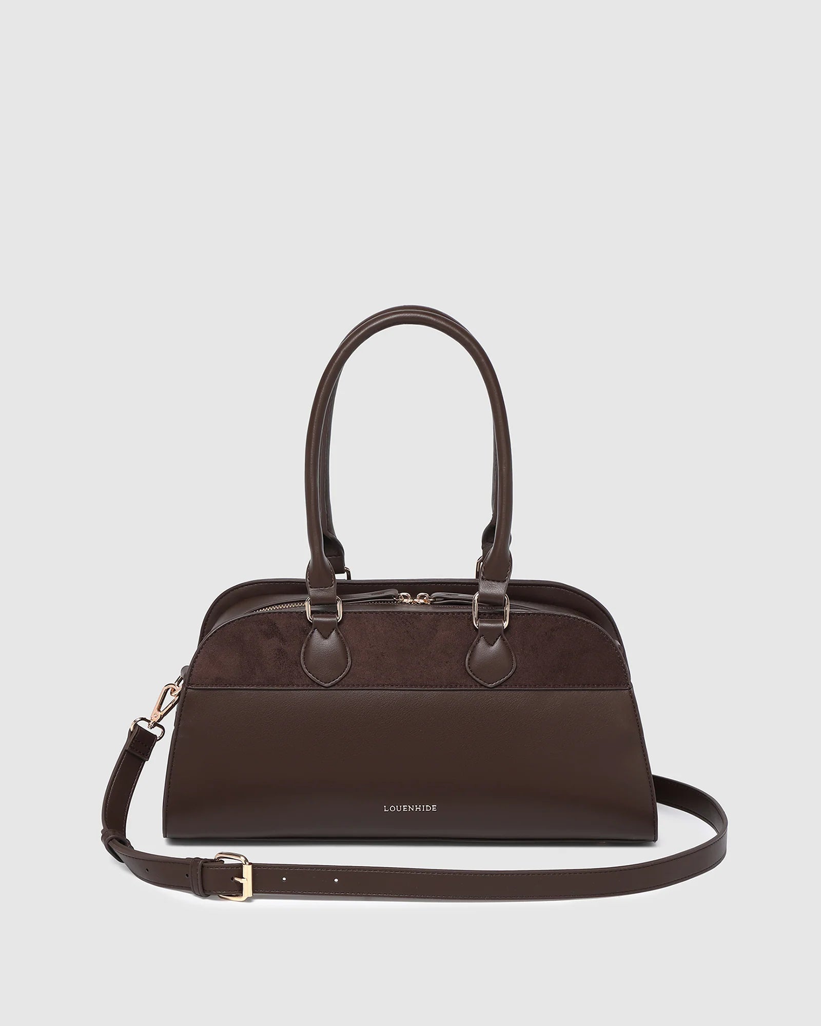Eleanor Shoulder Bag Chocolate Bags and Purses Louenhide