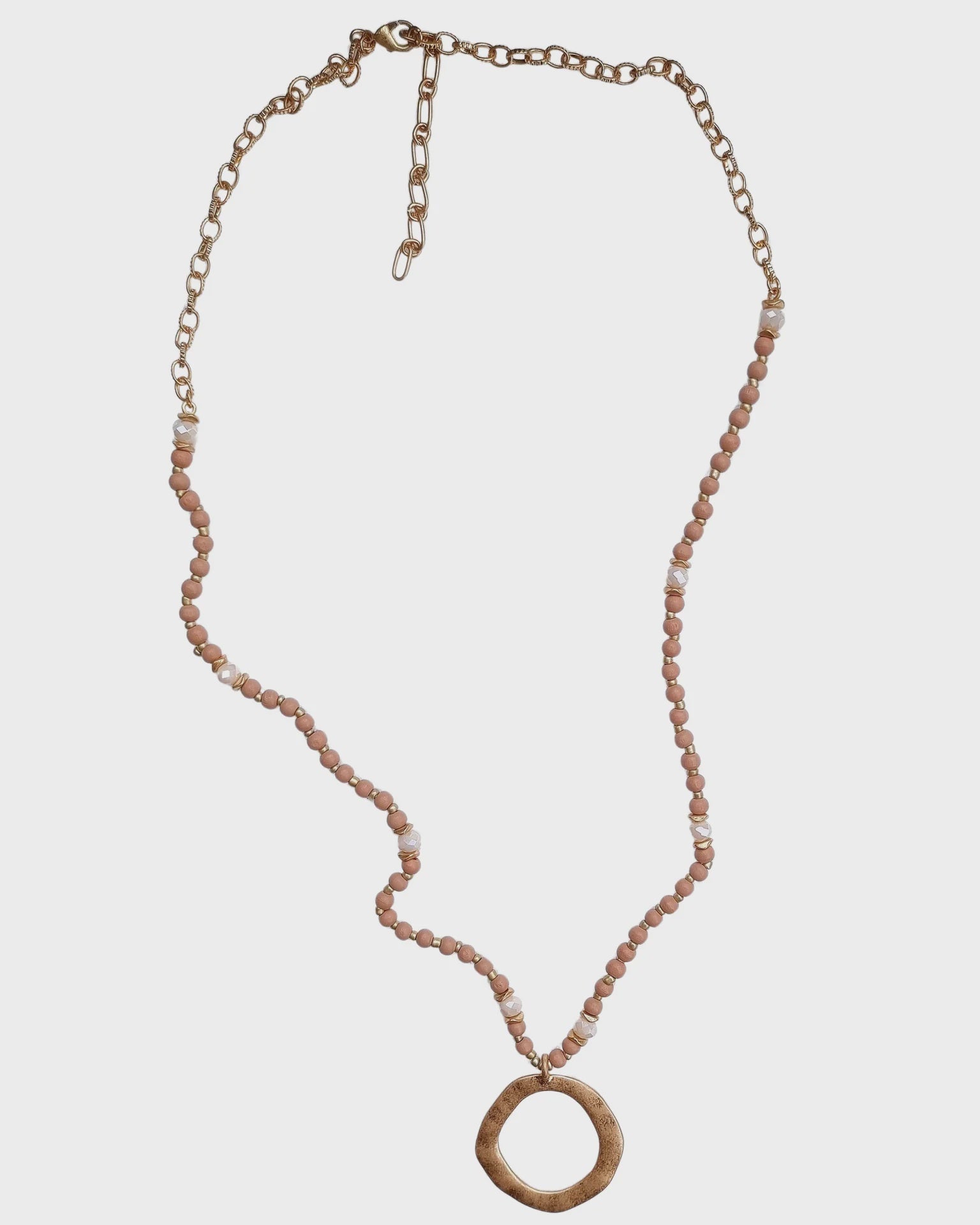 Nicolette Necklace 1901-01-9BPEACH Necklaces Zoda