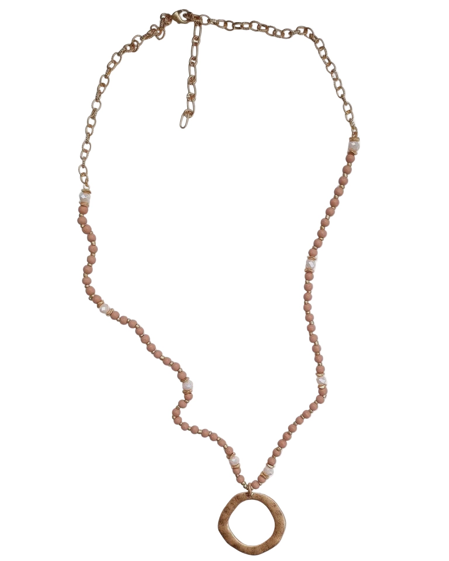 Nicolette Necklace 1901-01-9BPEACH Necklaces Zoda