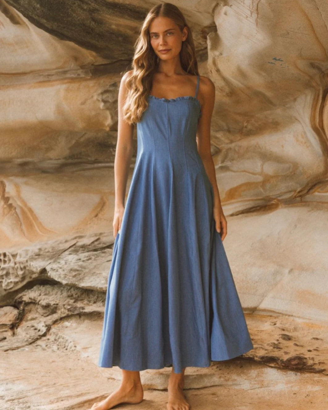 Ebby & I Denim Dress - Global Free Style