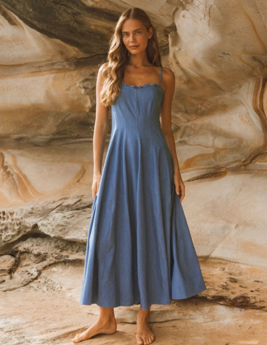 Ebby & I Denim Dress - Global Free Style