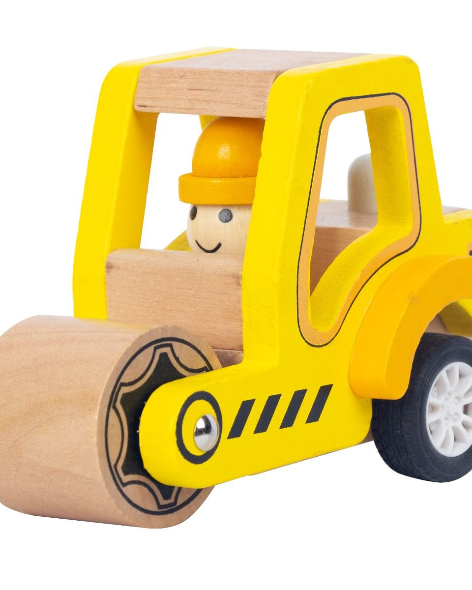 Wooden Pullback Road Roller Gifts and Accessories ToysLink
