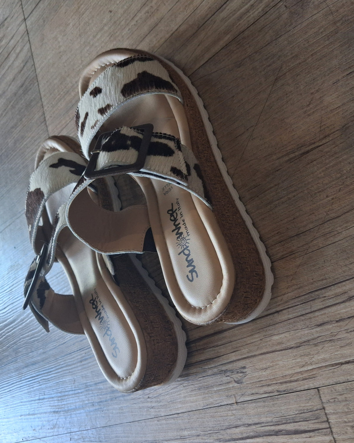 Taruga Brown Cow Shoes Sundowner