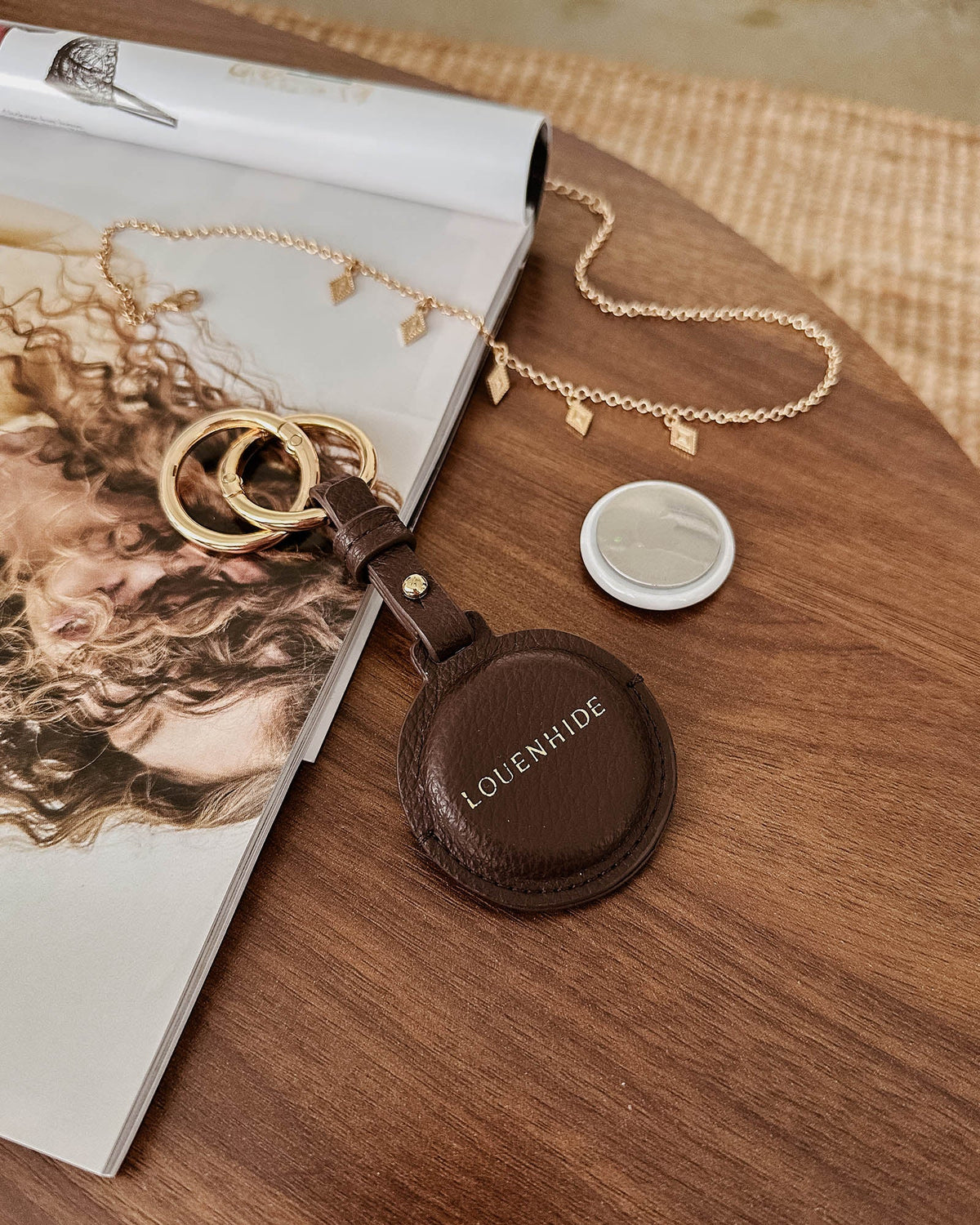 Opal Airtag Case Chocolate Gifts and Accessories Louenhide