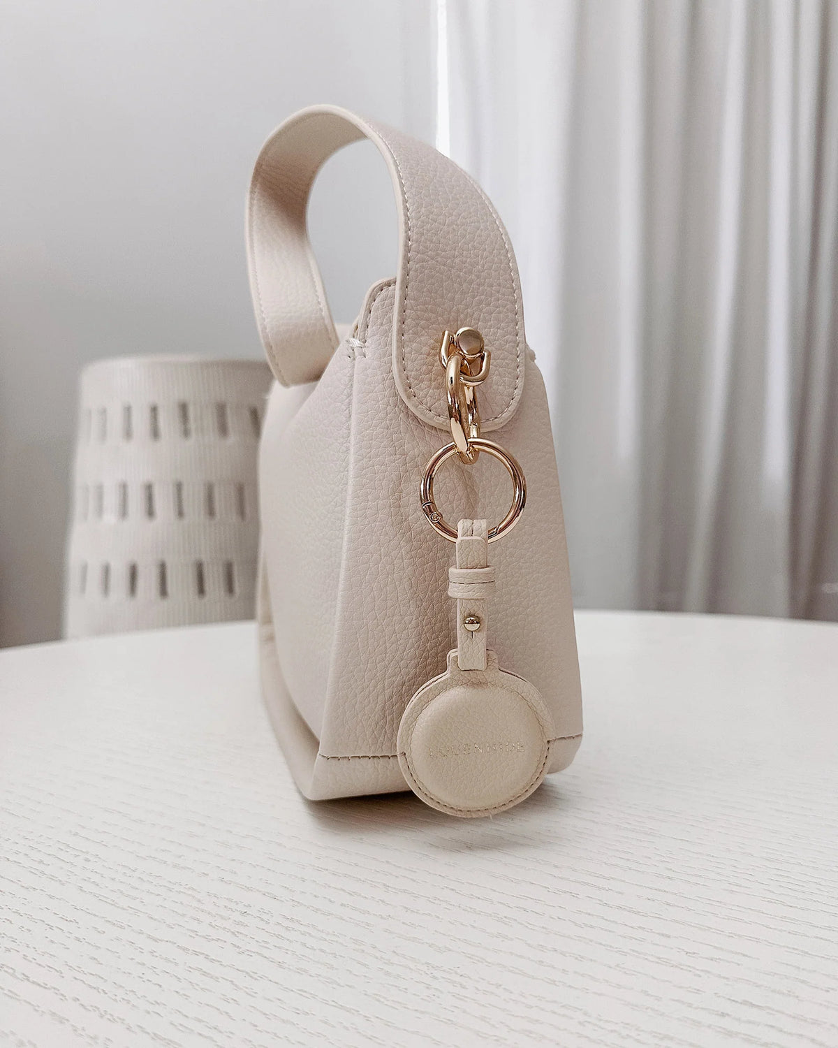 Opal Airtag Case Vanilla Gifts and Accessories Louenhide