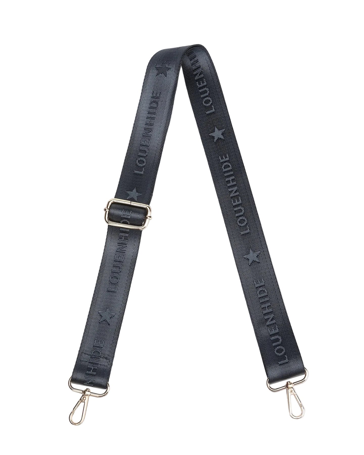 Logo Bag Strap Navy Bags and Purses Louenhide
