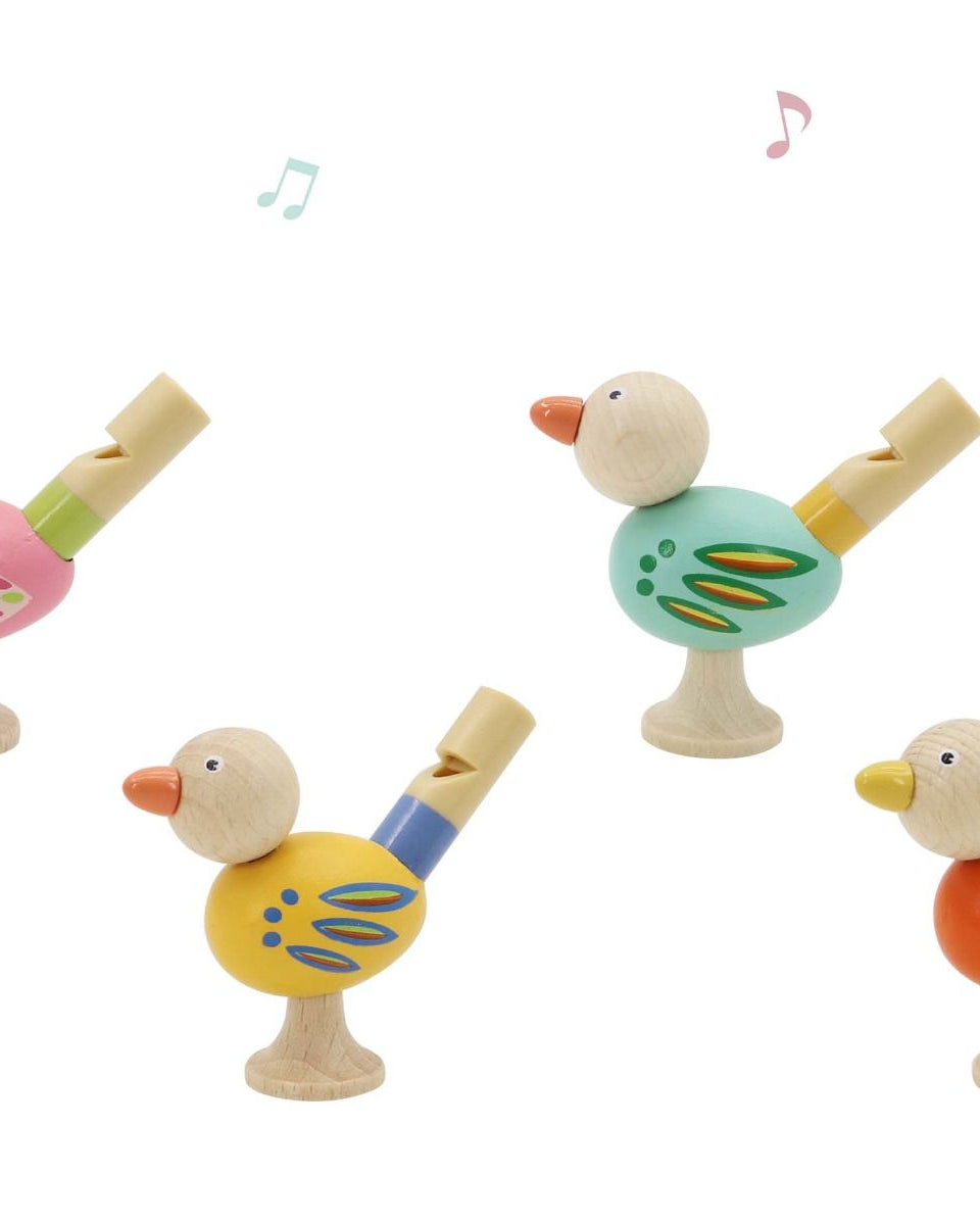 Wooden Bird Whistles Gifts and Accessories ToysLink Pink