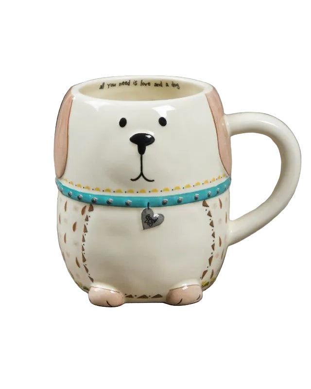 Folk Critter Mug - Dog Gifts and Accessories Natural Life