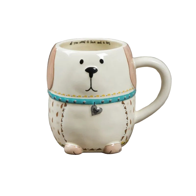 Folk Critter Mug - Dog Gifts and Accessories Natural Life