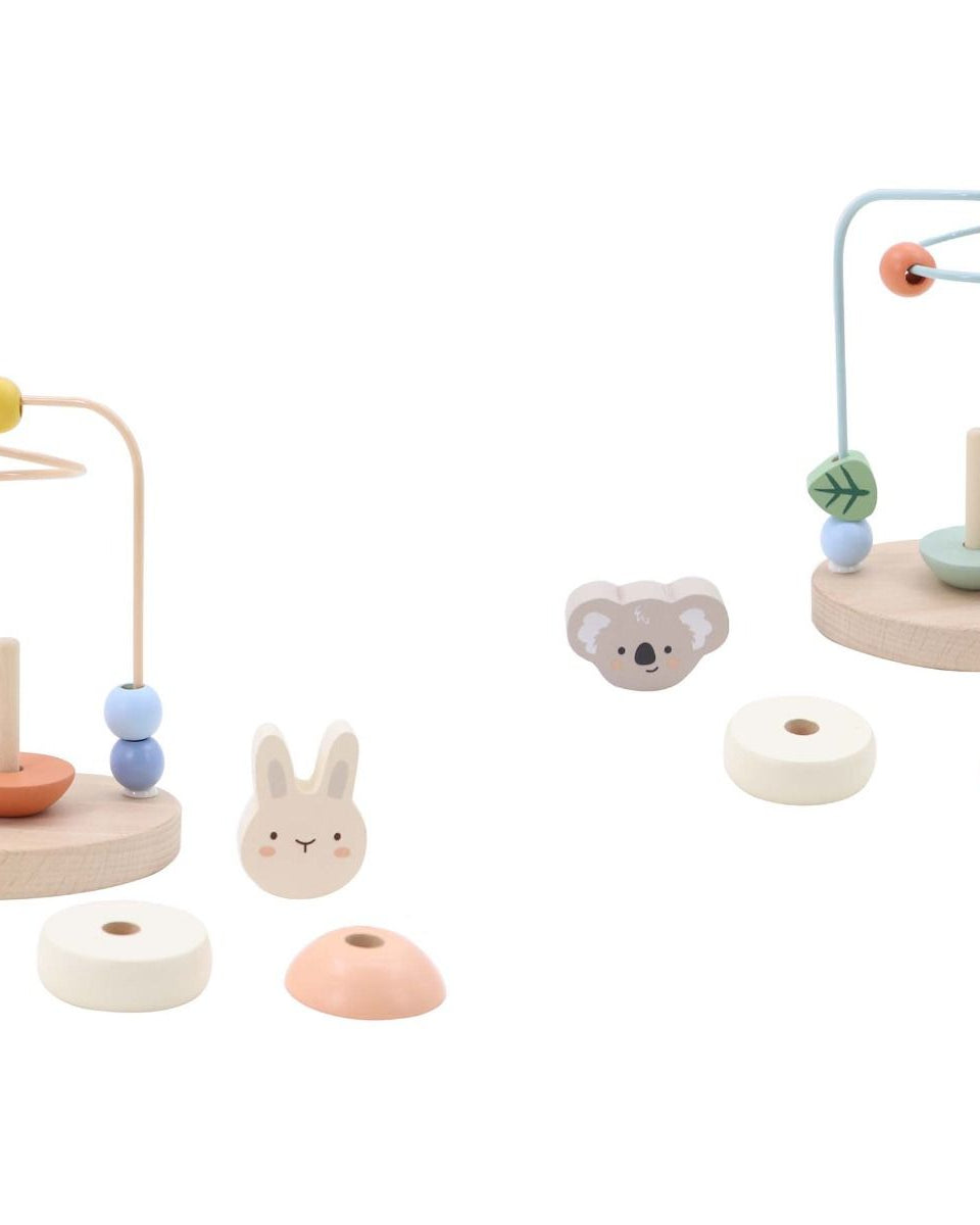 Wooden Koala & Bunny Stacking Bead Maze Gifts and Accessories ToysLink