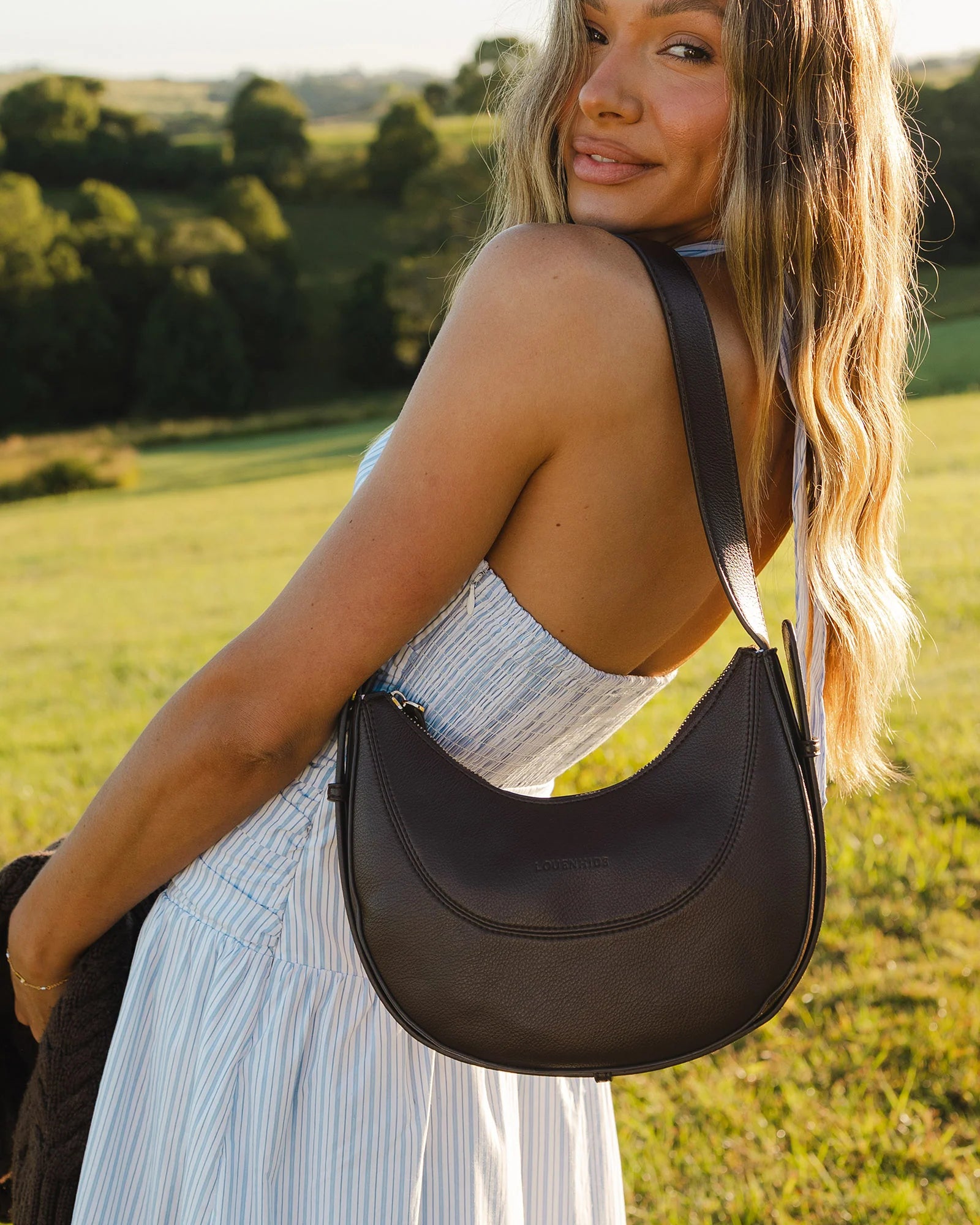 Lane Crossbody Bag Chocolate Bags and Purses Louenhide