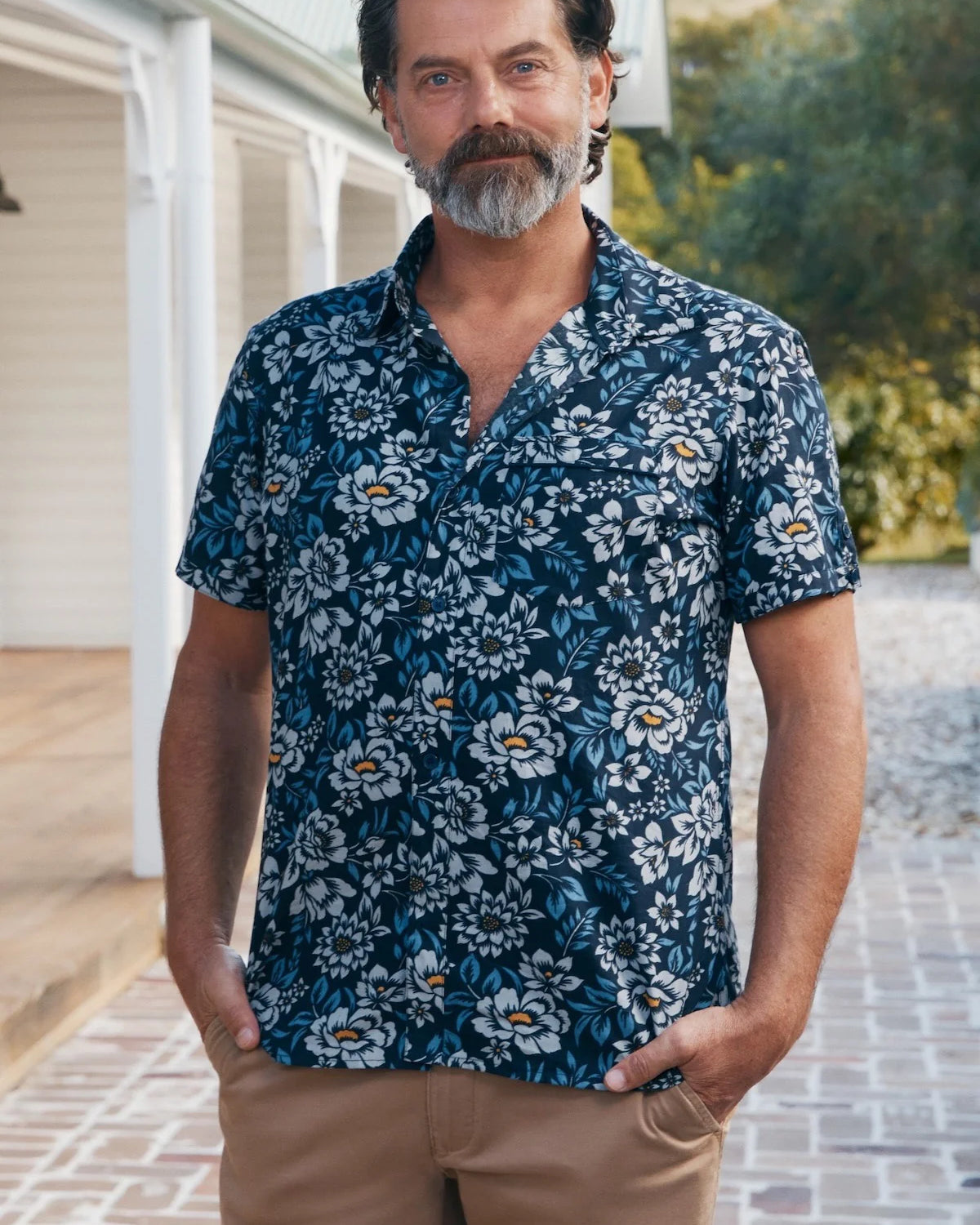 Mens Shirt Camellia - Global Free Style