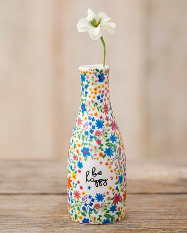 Bud Vase Be Happy Gifts and Accessories Natural Life