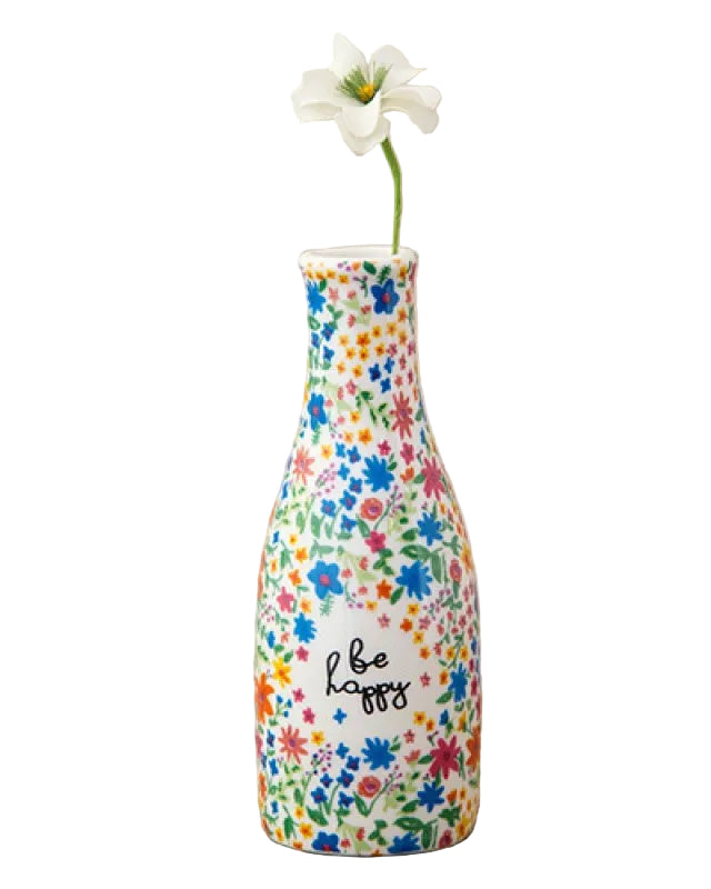 Bud Vase Be Happy Gifts and Accessories Natural Life