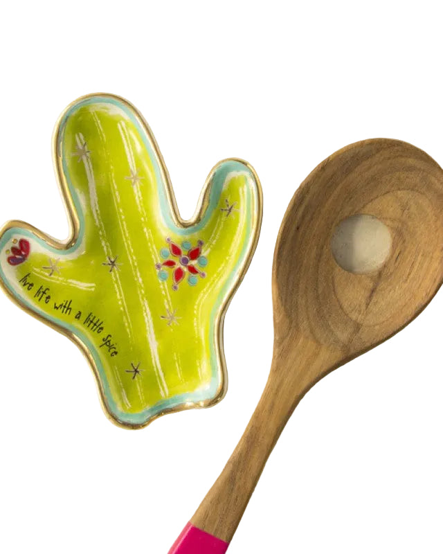 Spoon Rest Cactus Live Life Gifts and Accessories Natural Life