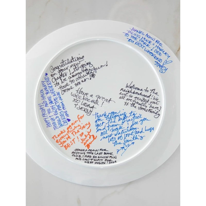 Melamine Giving Plate Cream Gifts and Accessories Natural Life