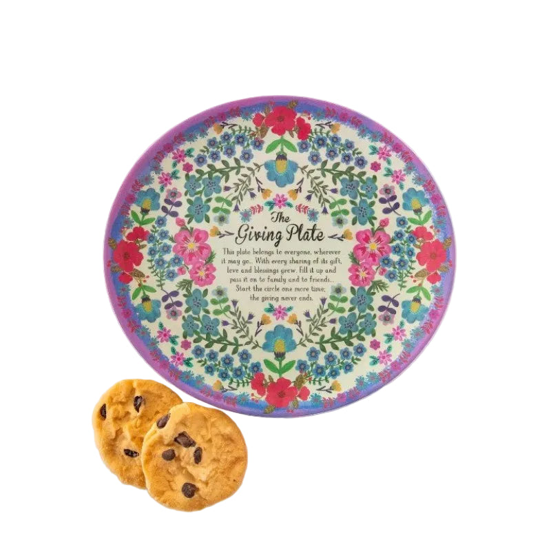 Melamine Giving Plate Cream Gifts and Accessories Natural Life