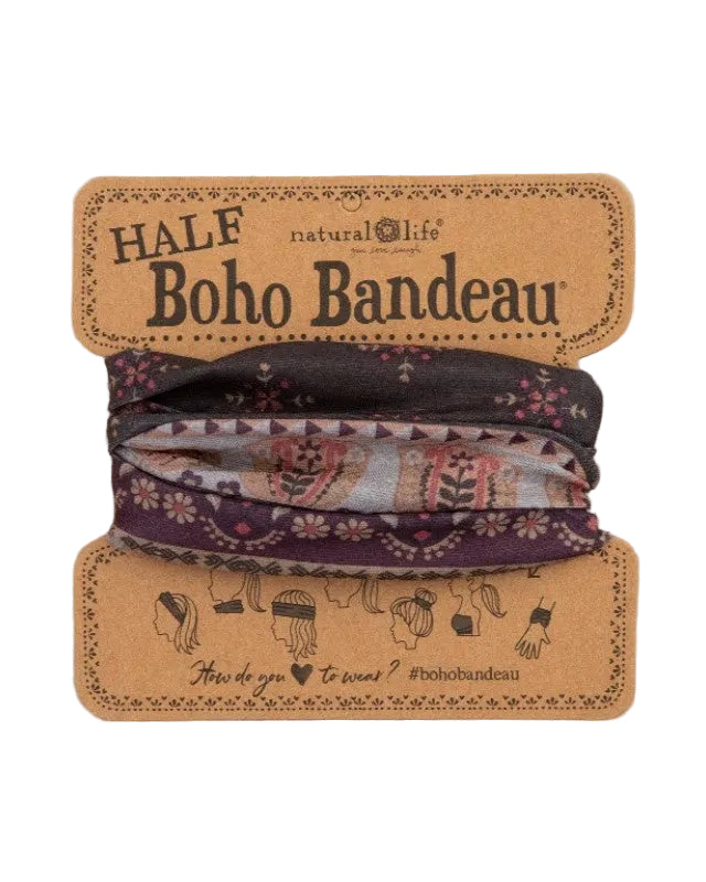 Boho Bandeau Half Mocha Tulips Bandeau Natural Life