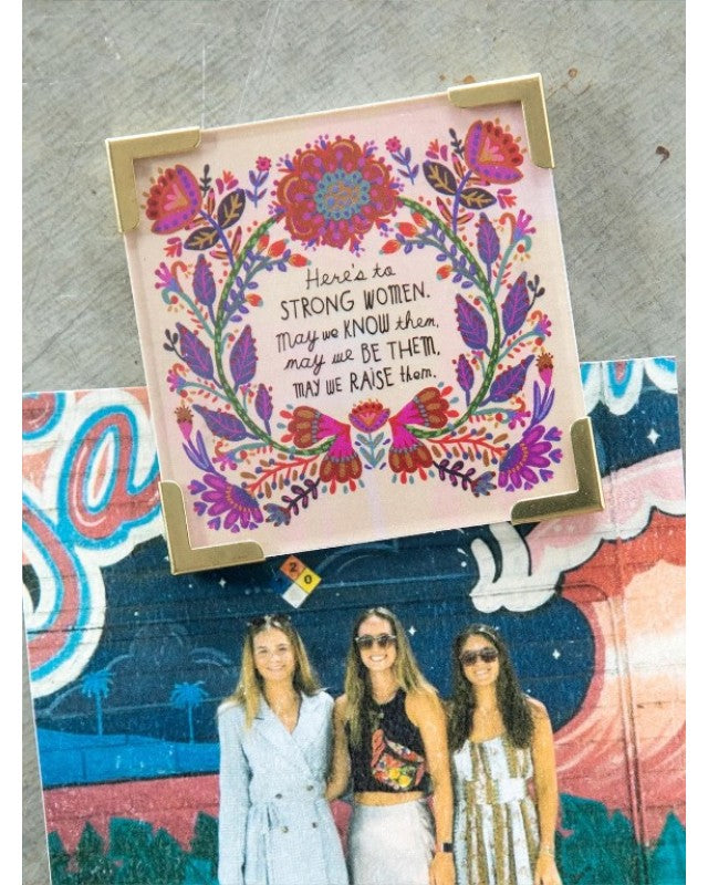 Corner Magnet Here's To Strong - Global Free Style