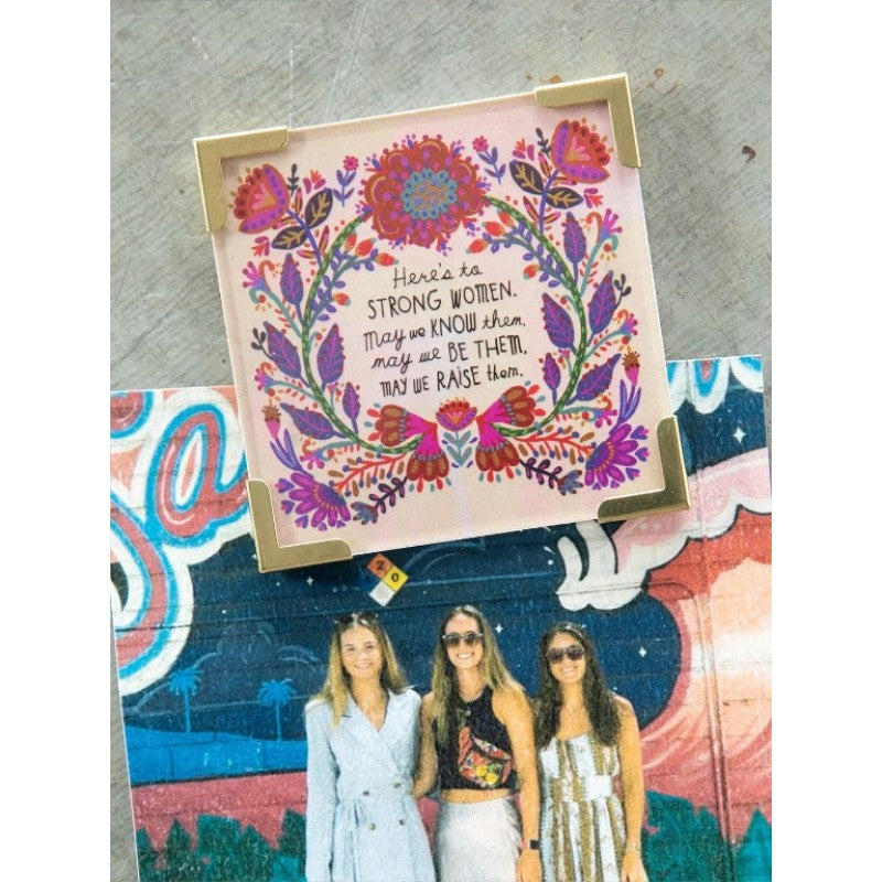 Corner Magnet Here's To Strong - Global Free Style