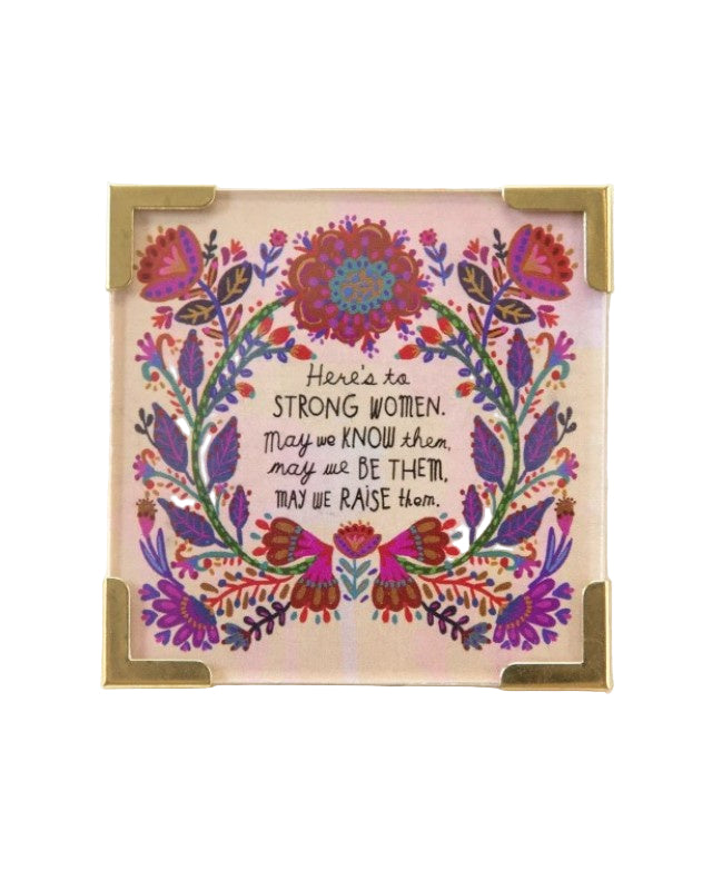 Corner Magnet Here's To Strong - Global Free Style