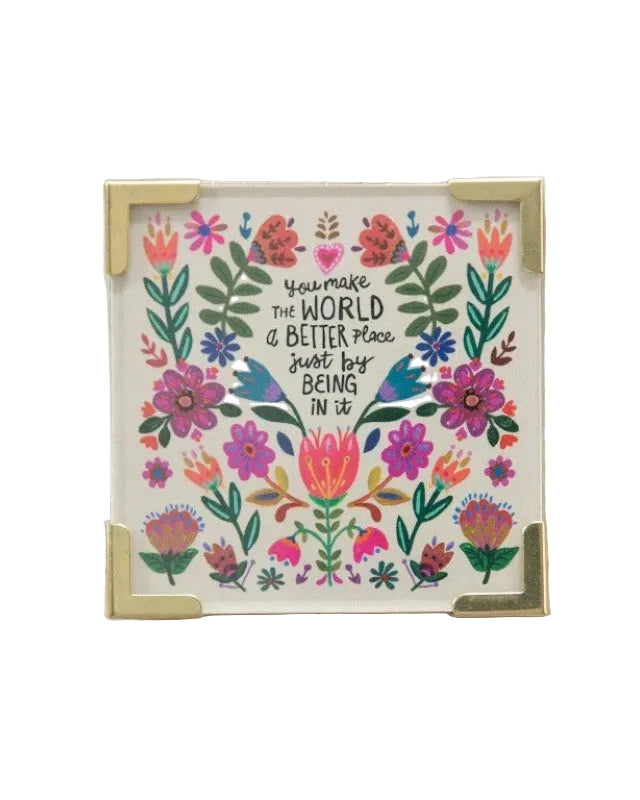 Corner Magnet You Make The World Gifts and Accessories Natural Life