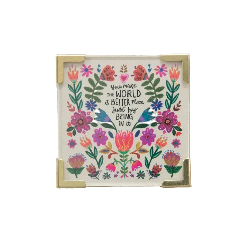 Corner Magnet You Make The World Gifts and Accessories Natural Life