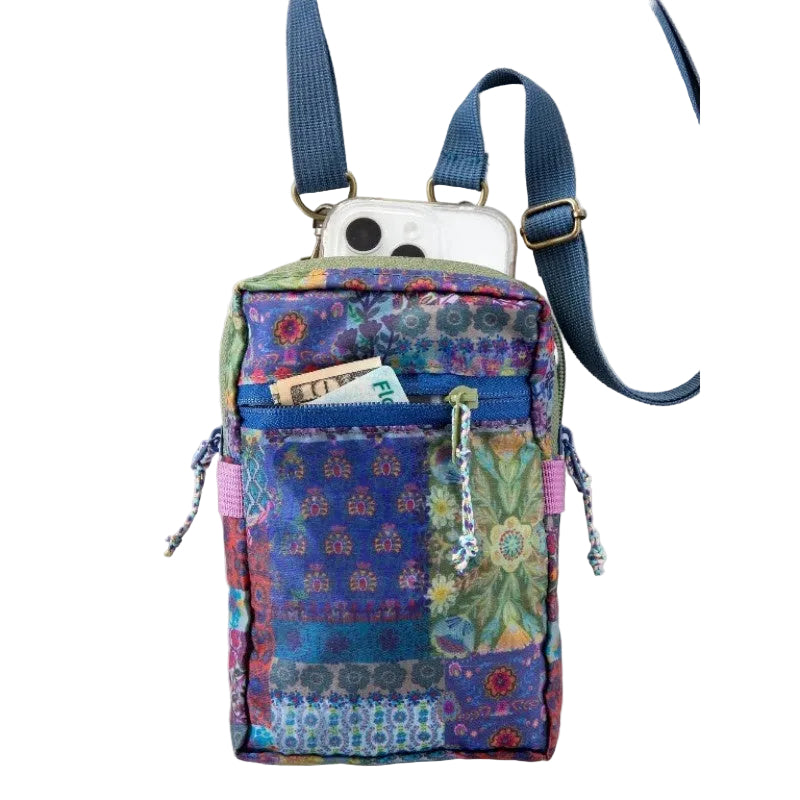 8 in 1 Pocket Crossbody Mandala Border Bags and Purses Natural Life