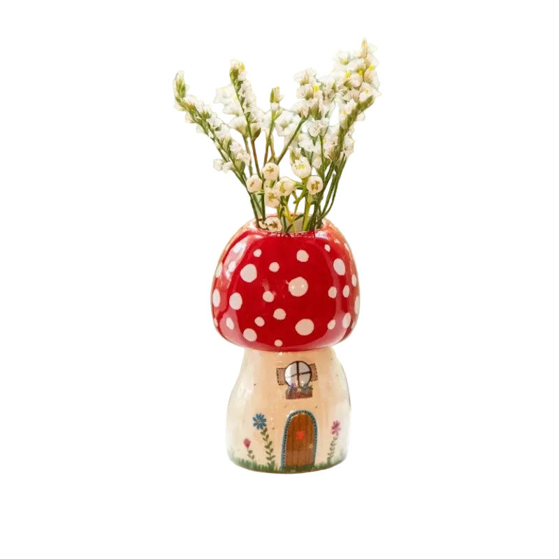 Cutest Little Bud Vase Mushroom Gifts and Accessories Natural Life