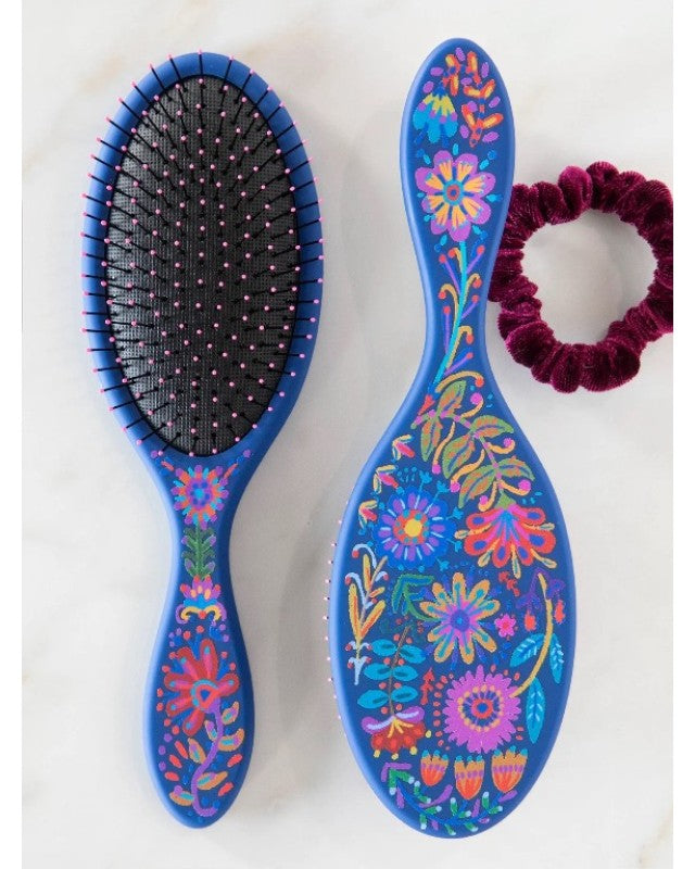 Wet/Dry Detangling Hairbrush Navy Gifts and Accessories Natural Life
