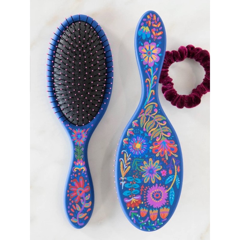 Wet/Dry Detangling Hairbrush Navy Gifts and Accessories Natural Life