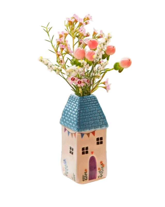 Cottage Bud Vase Quaint Cottage - Global Free Style