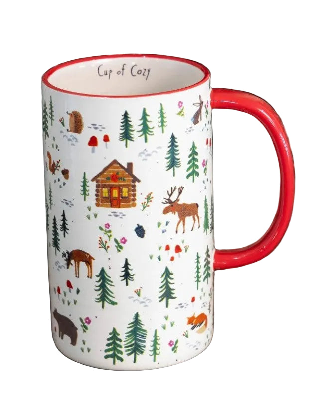 Latte Mug Woodland Cup Of Cozy Gifts and Accessories Natural Life