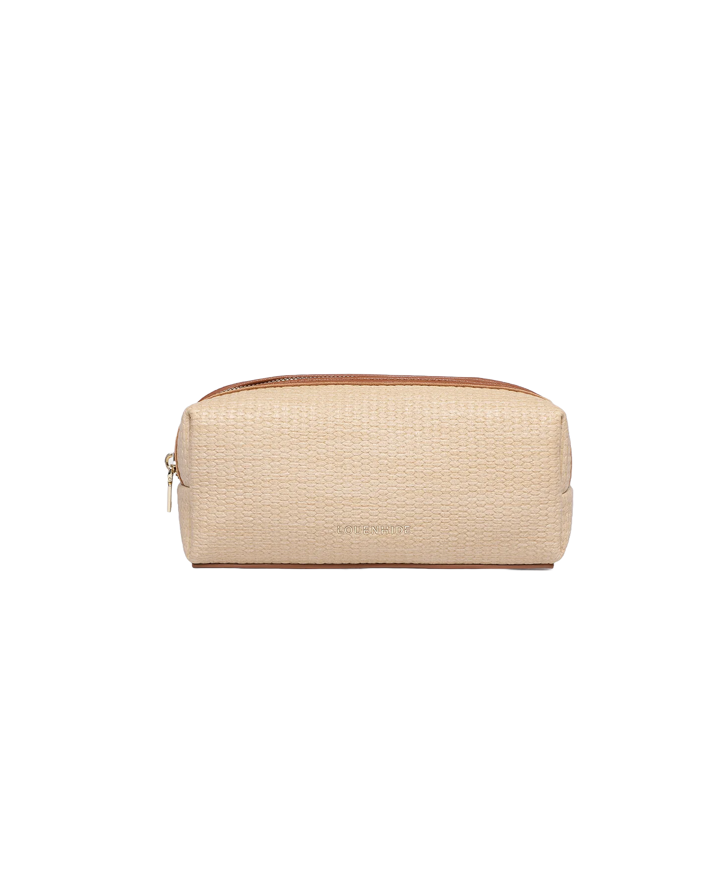 Brianna Makeup Bag Natural/Tan Bags and Purses Louenhide