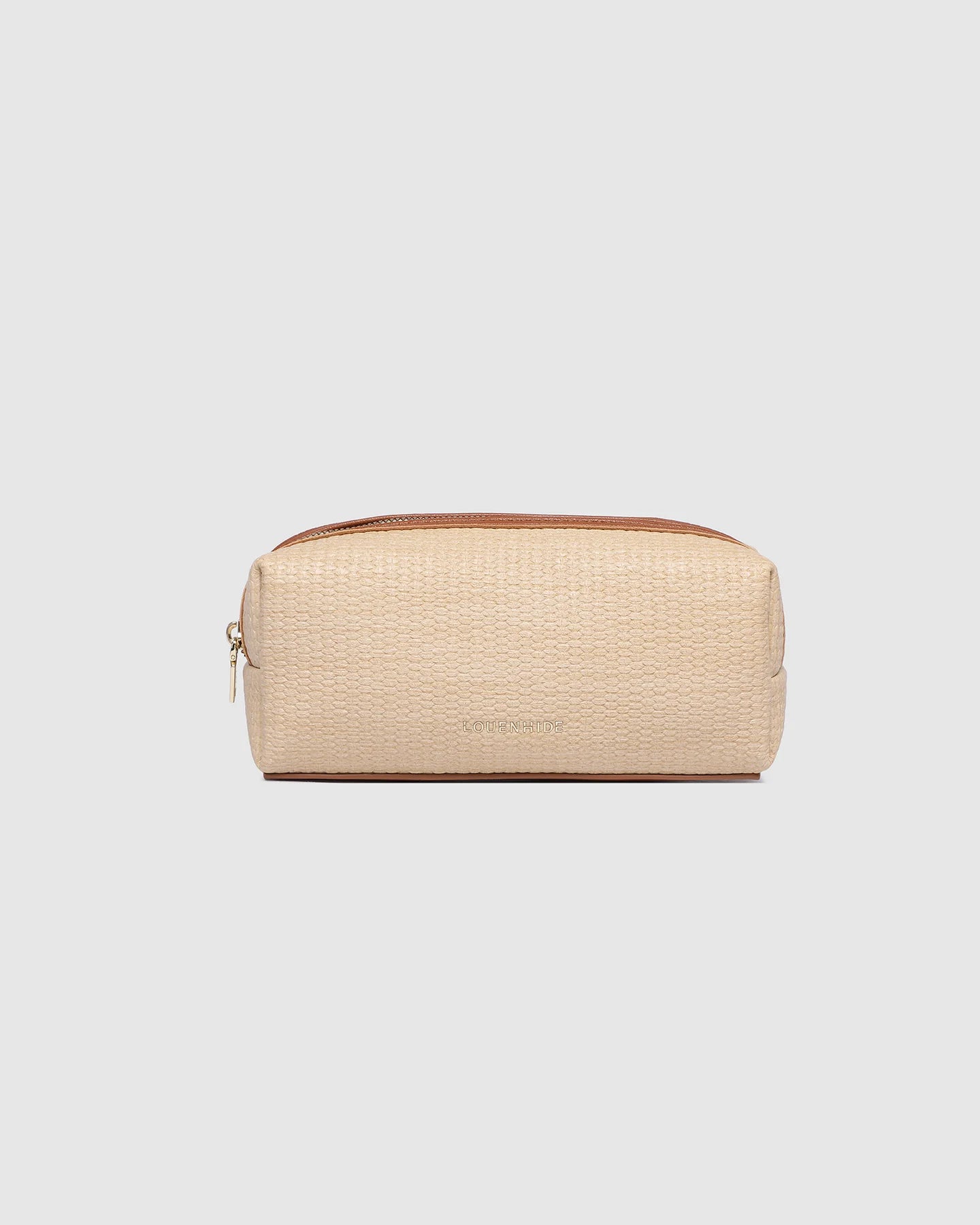 Brianna Makeup Bag Natural/Tan Bags and Purses Louenhide