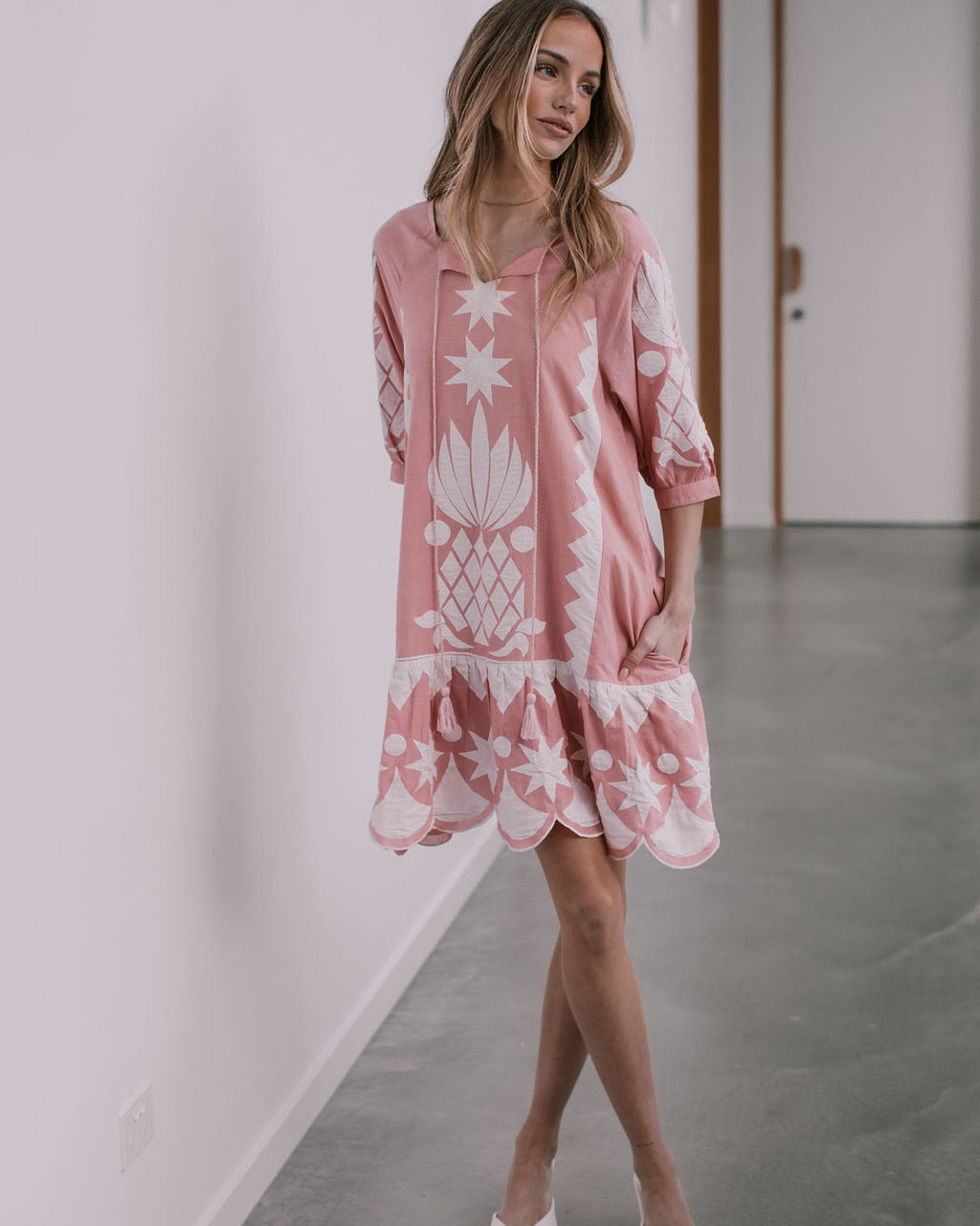 La Marais Vintage Pink Dress Dresses Joop & Gypsy