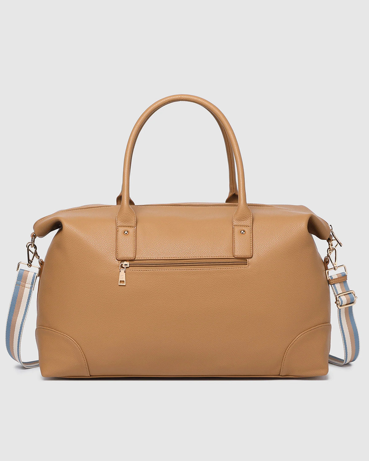Alexis Stripe Weekender Travel Bag Camel Stripe Bags and Purses Louenhide