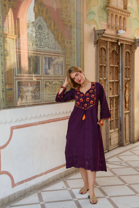 Daisy Dress Tangier Embroidery Dresses Naudic